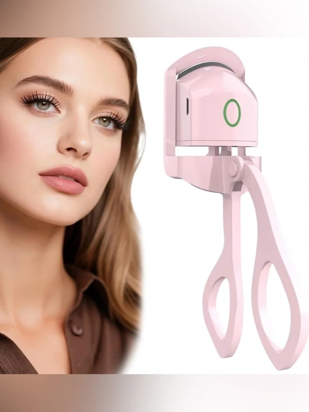 Heated Eyelash Curler - 2-Level Temperature Adjustment